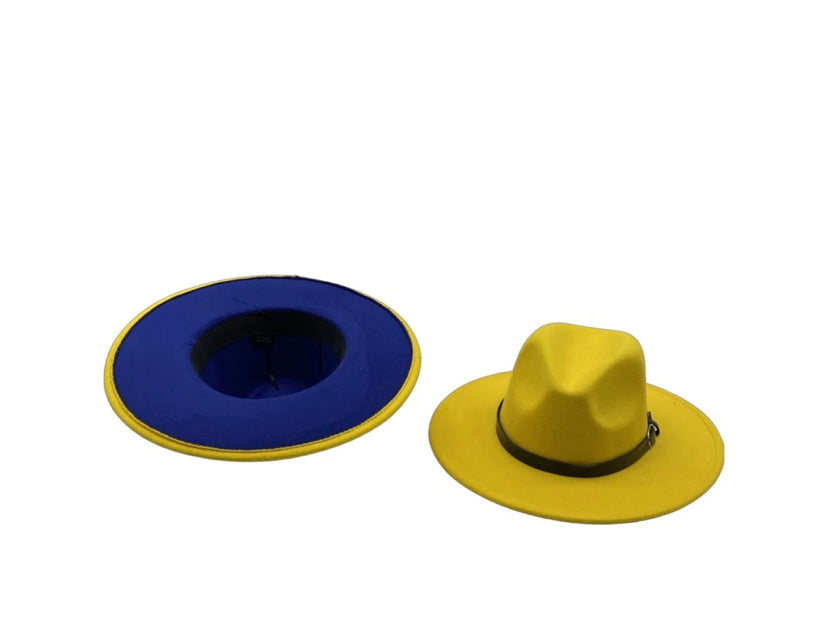 Fedora (Yellow/royal)